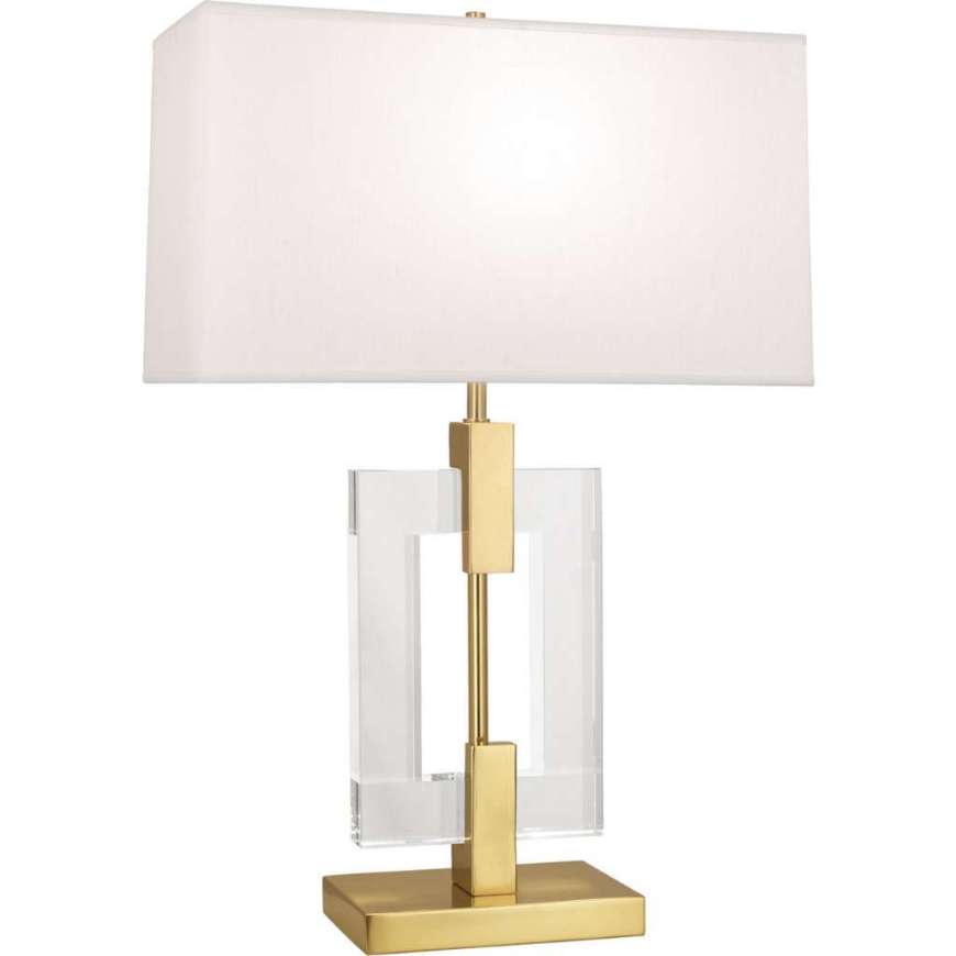 Picture of LINCOLN TABLE LAMP IN MODERN BRASS FINISH WITH CRYSTAL ACCENTS1011