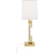 Picture of LINCOLN TABLE LAMP IN MODERN BRASS FINISH WITH CRYSTAL ACCENTS1011