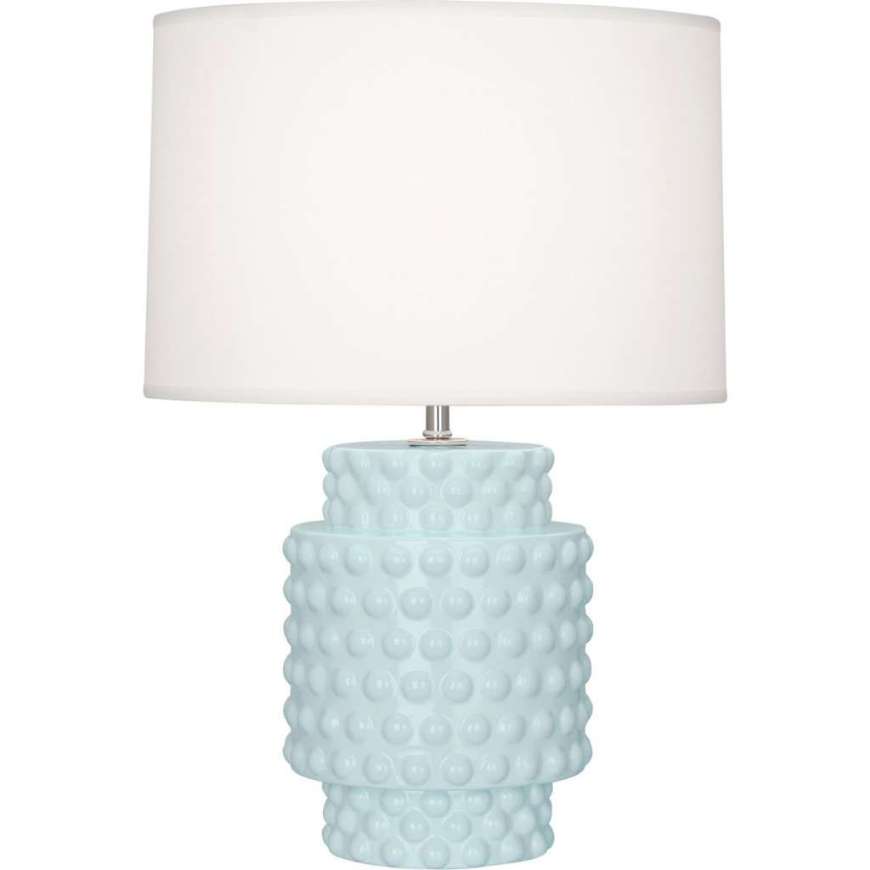 Picture of BABY BLUE DOLLY ACCENT LAMP IN BABY BLUE GLAZED TEXTURED CERAMIC BB801