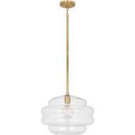 Picture of HORIZON PENDANT IN MODERN BRASS FINISH WITH CLEAR GLASS CL65