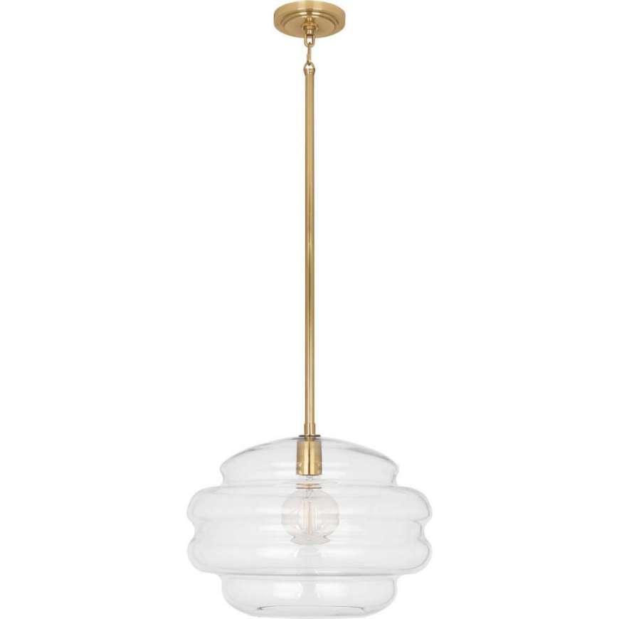 Picture of HORIZON PENDANT IN MODERN BRASS FINISH WITH CLEAR GLASS CL65