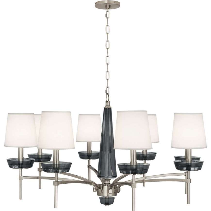 Picture of CRISTALLO CHANDELIER IN POLISHED NICKEL FINISH S625