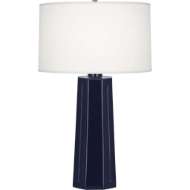 Picture of MIDNIGHT MASON TABLE LAMP IN MIDNIGHT BLUE GLAZED CERAMIC MB960