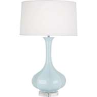 Picture of BABY BLUE PIKE TABLE LAMP IN BABY BLUE GLAZED CERAMIC BB996