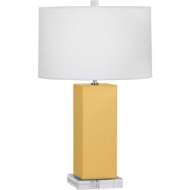 Picture of SUNSET HARVEY TABLE LAMP IN SUNSET YELLOW GLAZED CERAMIC SU995