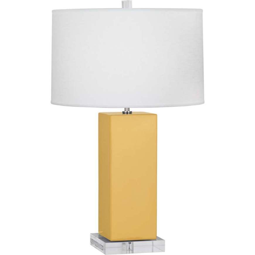 Picture of SUNSET HARVEY TABLE LAMP IN SUNSET YELLOW GLAZED CERAMIC SU995