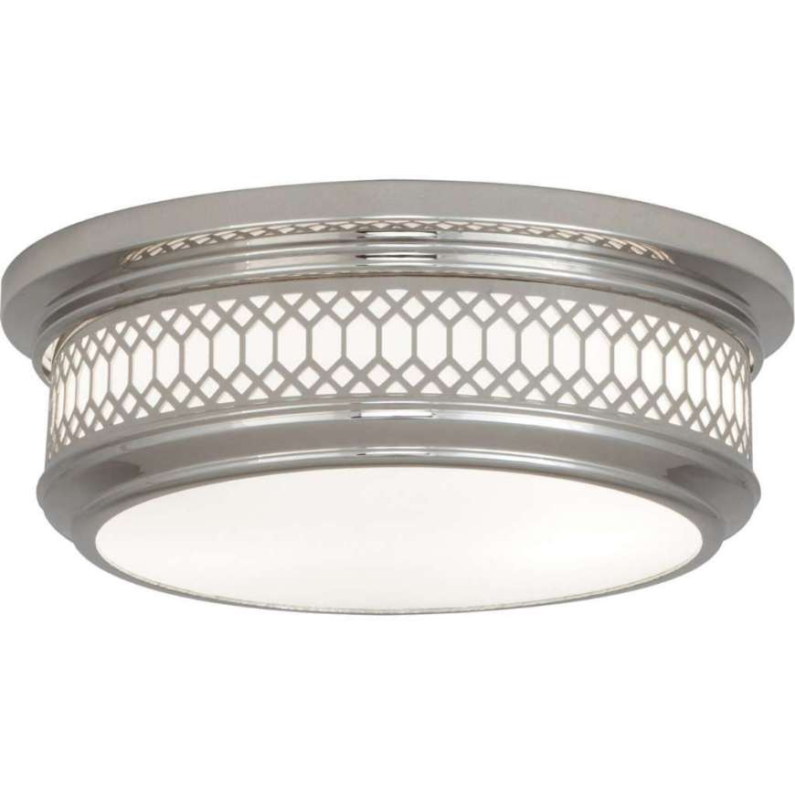 Picture of WILLIAMSBURG TUCKER FLUSHMOUNT IN POLISHED NICKEL FINISH S306