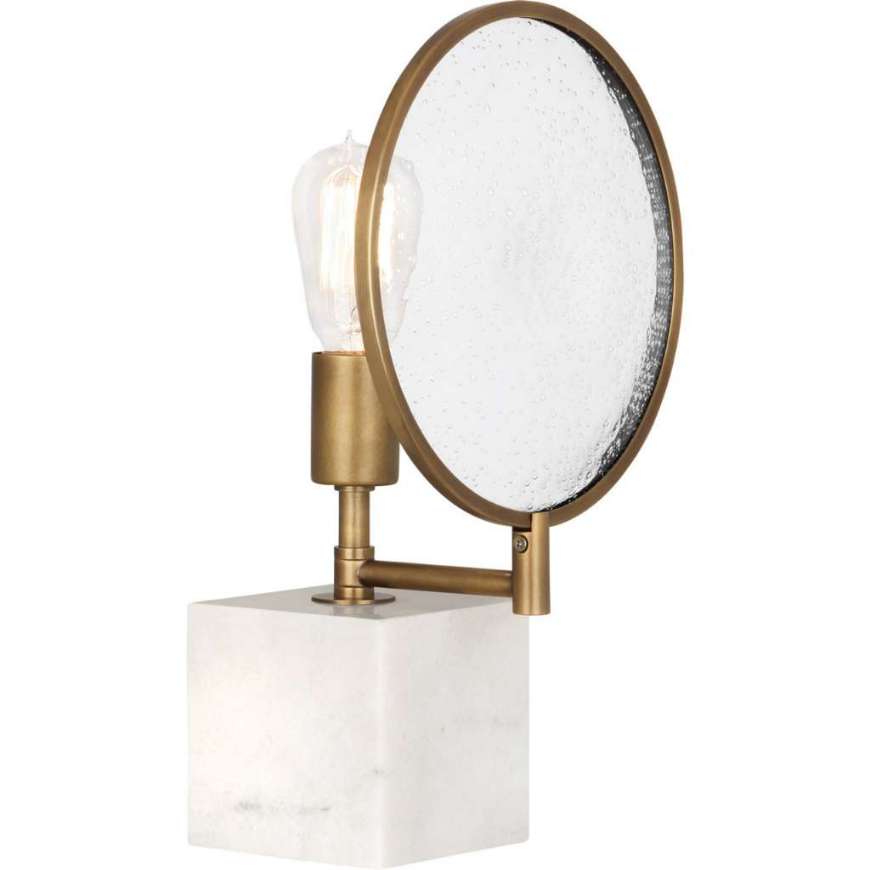 Picture of FINEAS ACCENT LAMP IN ALABASTER STONE BASE AND AGED BRASS FINISH 1526