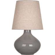 Picture of SMOKEY TAUPE JUNE TABLE LAMP IN SMOKY TAUPE GLAZED CERAMIC ST991