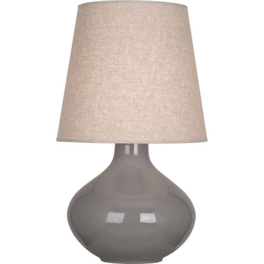 Picture of SMOKEY TAUPE JUNE TABLE LAMP IN SMOKY TAUPE GLAZED CERAMIC ST991