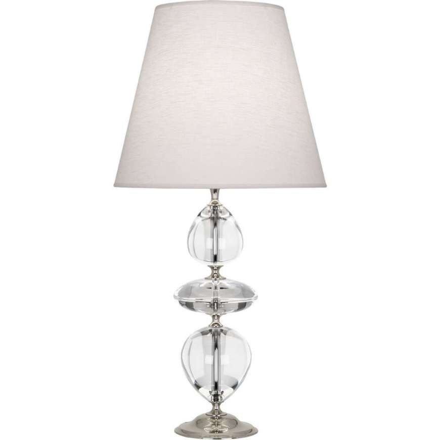 Picture of WILLIAMSBURG ORLANDO TABLE LAMP IN CLEAR CRYSTAL W/ POLISHED NICKEL ACCENTS S260