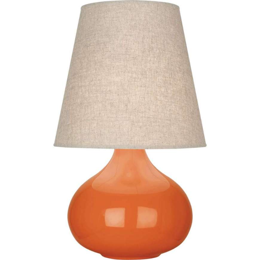 Picture of PUMPKIN JUNE ACCENT LAMP IN PUMPKIN GLAZED CERAMIC PM91