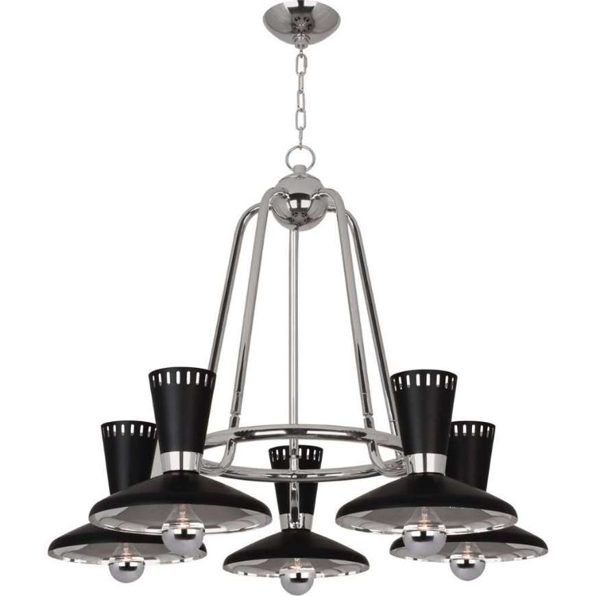 Picture of VORTEX CHANDELIER IN POLISHED NICKEL FINISH S568