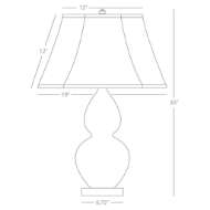 Picture of DOUBLE GOURD TABLE LAMP MCL61