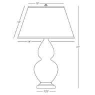 Picture of DOUBLE GOURD TABLE LAMP MCL55