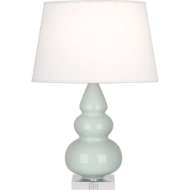 Picture of CELADON SMALL TRIPLE GOURD ACCENT LAMP IN CELADON GLAZED CERAMIC WITH LUCITE BASE A258X