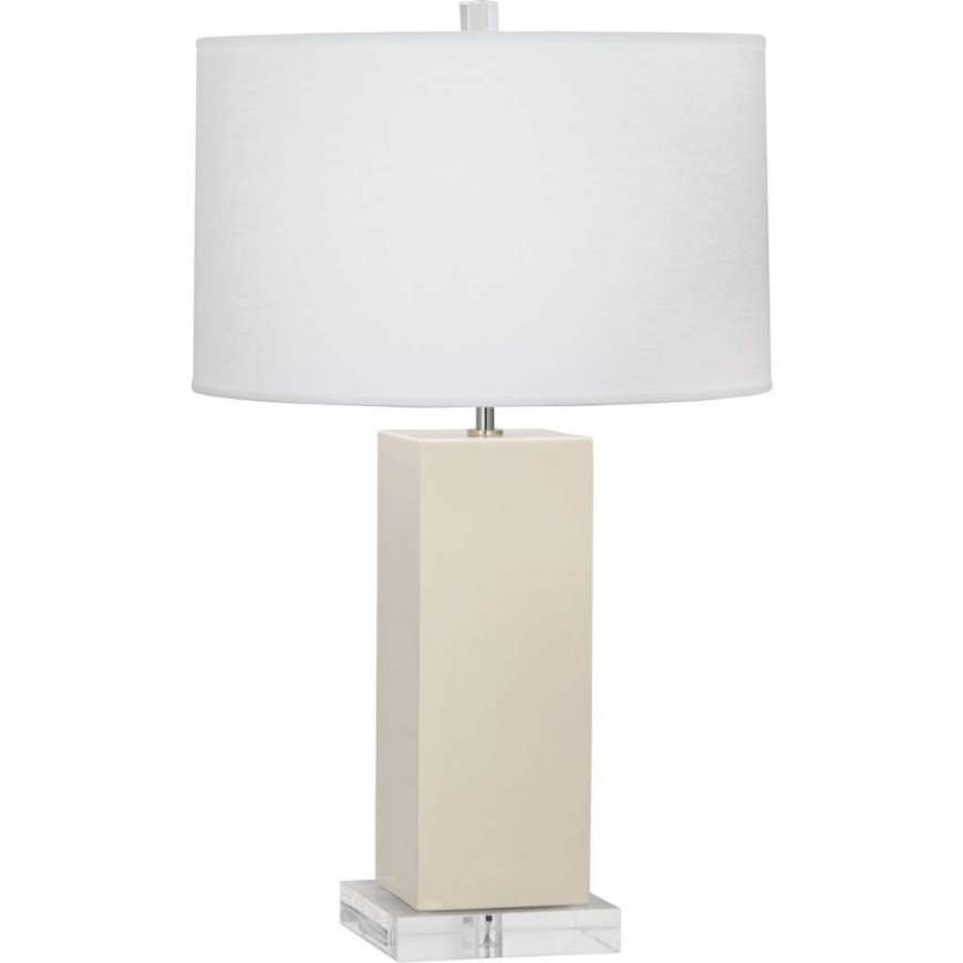 Picture of BONE HARVEY TABLE LAMP IN BONE GLAZED CERAMIC BN995