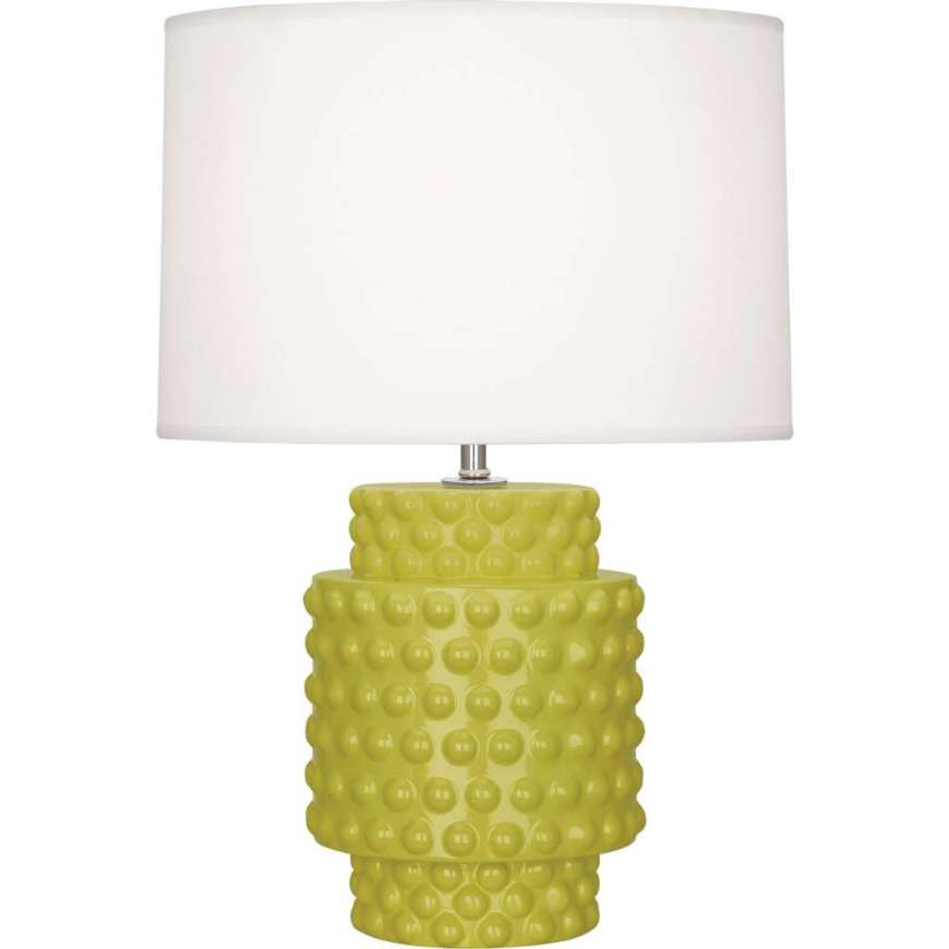 Picture of CITRON DOLLY ACCENT LAMP IN CITRON GLAZED TEXTURED CERAMIC CI801