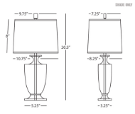 Picture of REPLACEMENT SHADE FOR 3329B