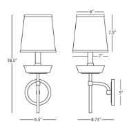 Picture of CRISTALLO WALL SCONCE S629