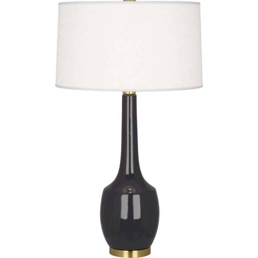 Picture of ASH DELILAH TABLE LAMP IN ASH GLAZED CERAMIC CR701