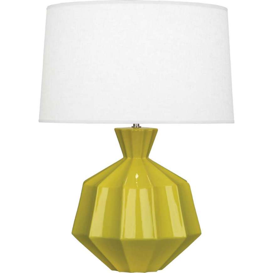 Picture of CITRON ORION TABLE LAMP IN CITRON GLAZED CERAMIC CI999