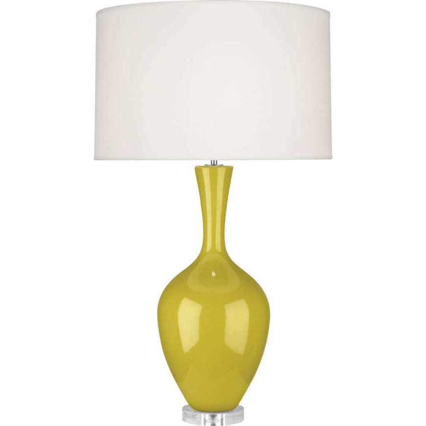 Picture of CITRON AUDREY TABLE LAMP IN CITRON GLAZED CERAMIC CI980