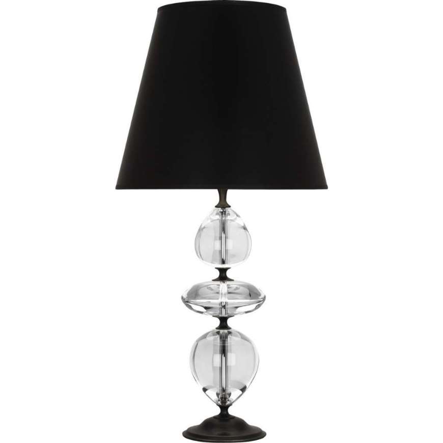 Picture of WILLIAMSBURG ORLANDO TABLE LAMP IN DEEP PATINA BRONZE FINISH W/ CLEAR CRYSTAL ACCENT Z260B