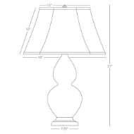 Picture of DOUBLE GOURD TABLE LAMP MCF58