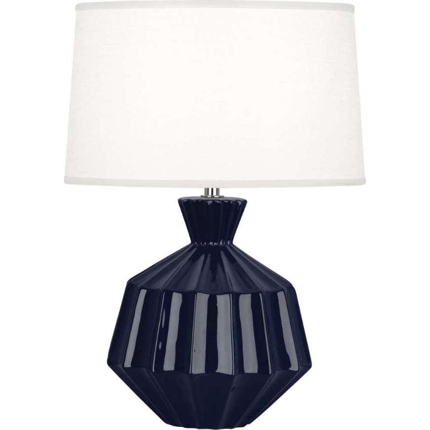 Picture of MIDNIGHT ORION ACCENT LAMP IN MIDNIGHT BLUE GLAZED CERAMIC MB989