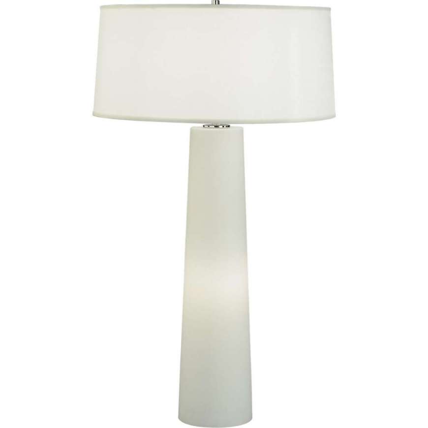 Picture of RICO ESPINET OLINDA TABLE LAMP IN FROSTED WHITE CASED GLASS BASE WITH NIGHT LIGHT 1578W