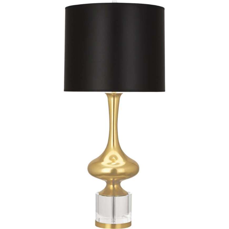 Picture of JEANNIE TABLE LAMP IN MODERN BRASS FINISH W/ CLEAR CRYSTAL ACCENT 209B