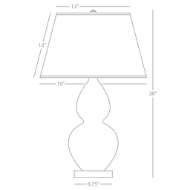 Picture of DOUBLE GOURD TABLE LAMP MCL62