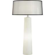 Picture of RICO ESPINET OLINDA TABLE LAMP IN FROSTED WHITE CASED GLASS BASE WITH NIGHT LIGHT 1578B