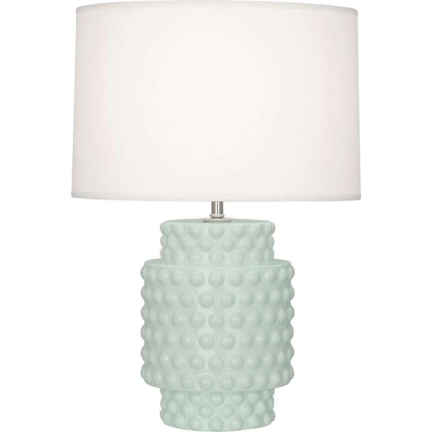 Picture of CELADON DOLLY ACCENT LAMP IN CELADON GLAZED TEXTURED CERAMIC CL801