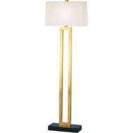 Picture of DOUGHNUT FLOOR LAMP IN NATURAL BRASS 106X