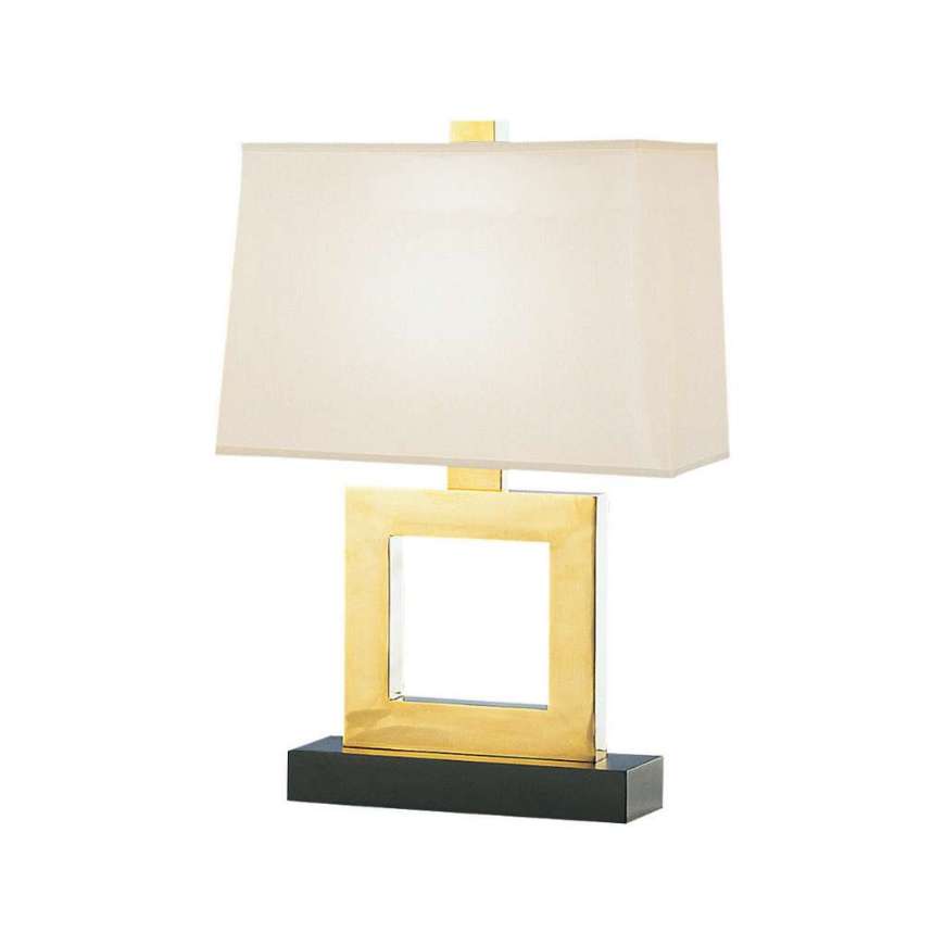 Picture of DOUGHNUT TABLE LAMP IN NATURAL BRASS FINISH 100XBN