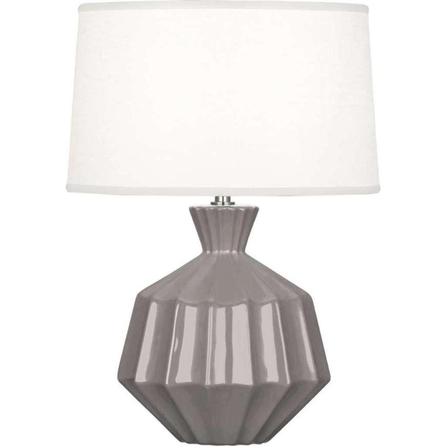 Picture of SMOKEY TAUPE ORION ACCENT LAMP IN SMOKY TAUPE GLAZED CERAMIC ST989