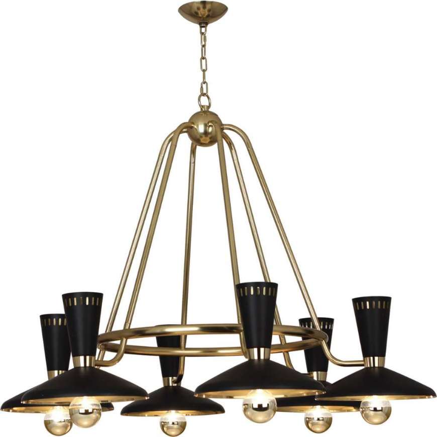 Picture of VORTEX CHANDELIER IN MODERN BRASS FINISH 565