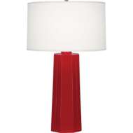 Picture of RUBY RED MASON TABLE LAMP IN RUBY RED GLAZED CERAMIC RR960