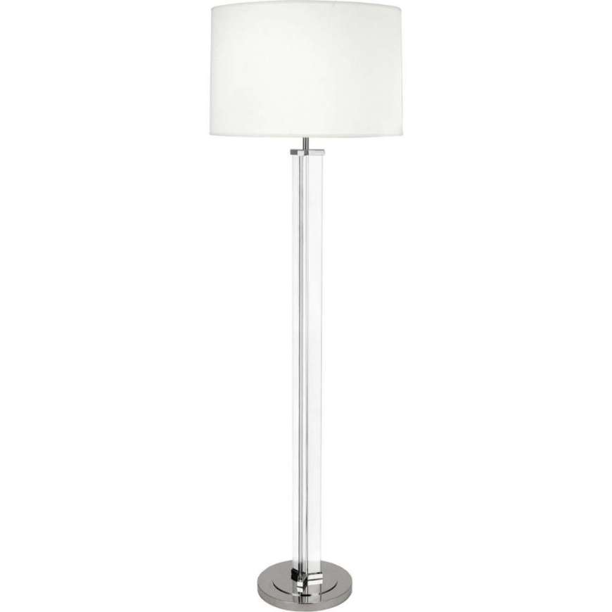 Picture of FINEAS FLOOR LAMP IN CLEAR GLASS AND POLISHED NICKEL S473