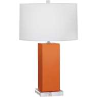 Picture of PUMPKIN HARVEY TABLE LAMP IN PUMPKIN GLAZED CERAMIC PM995