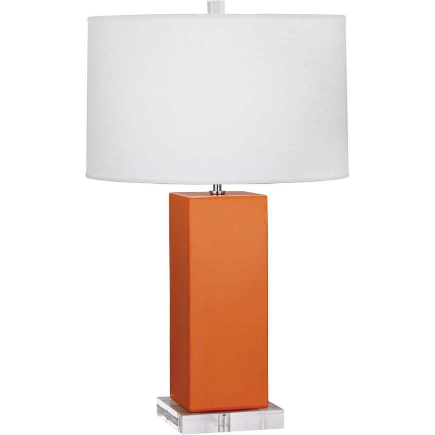 Picture of PUMPKIN HARVEY TABLE LAMP IN PUMPKIN GLAZED CERAMIC PM995