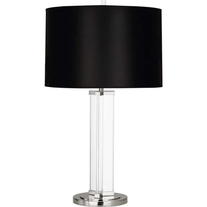 Picture of FINEAS TABLE LAMP IN CLEAR GLASS AND POLISHED NICKEL S472B