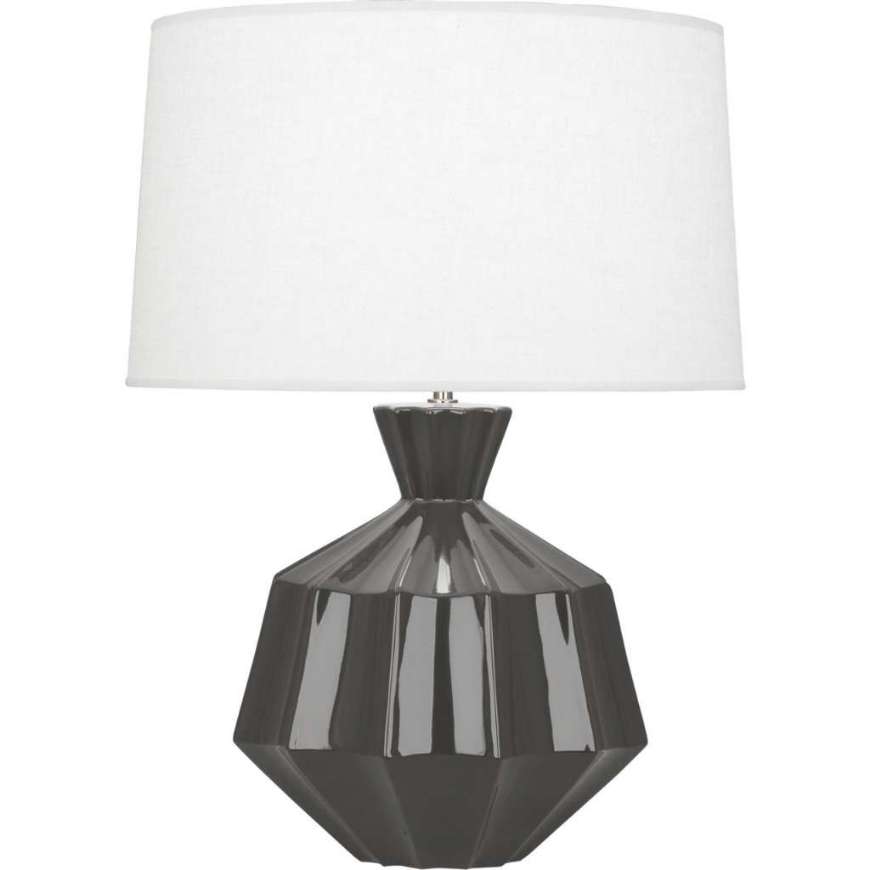 Picture of ASH ORION TABLE LAMP IN ASH GLAZED CERAMIC CR999