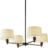 Picture of REAL SIMPLE CHANDELIER IN DEEP BRONZE FINISH Z1817