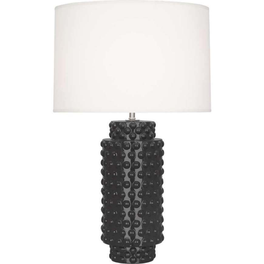 Picture of ASH DOLLY TABLE LAMP IN ASH GLAZED TEXTURED CERAMIC CR800