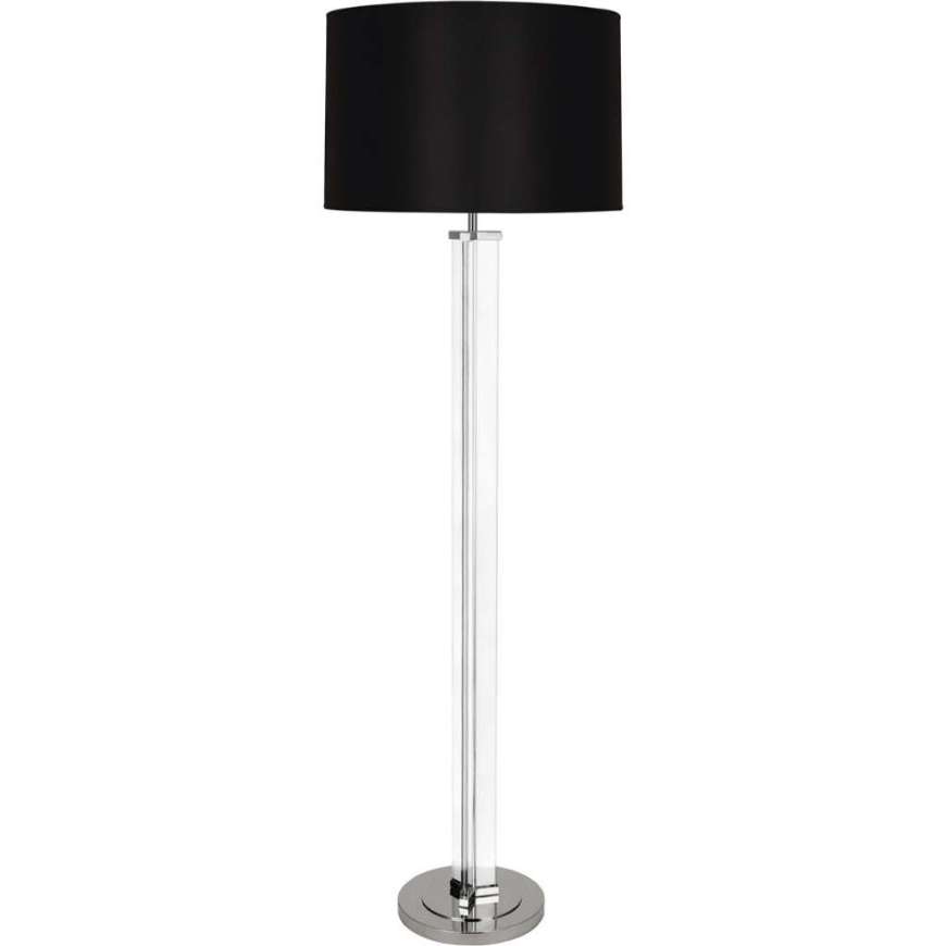 Picture of FINEAS FLOOR LAMP IN CLEAR GLASS AND POLISHED NICKEL S473B