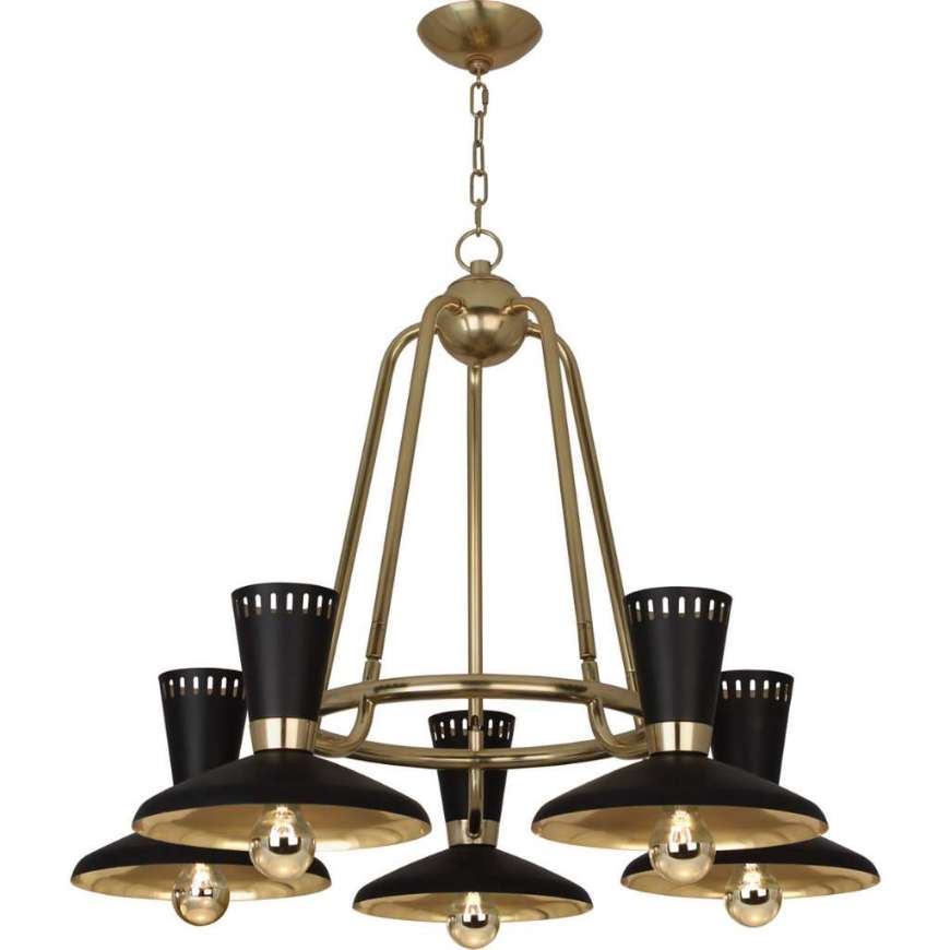 Picture of VORTEX CHANDELIER IN MODERN BRASS FINISH 568