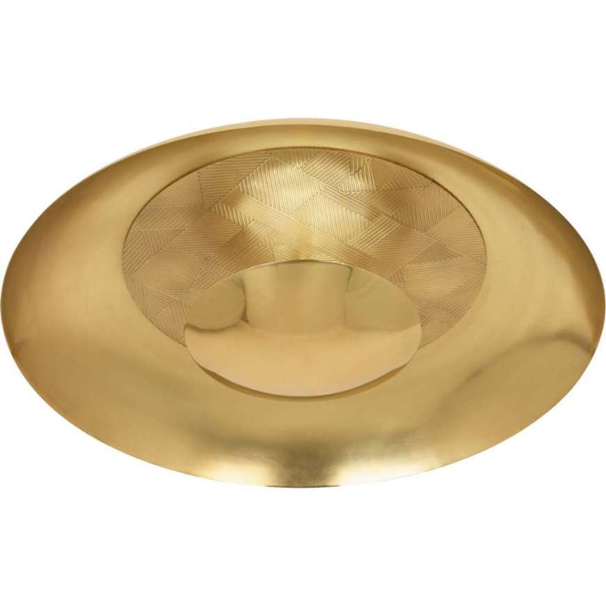 Picture of MICHAEL BERMAN BRUT FLUSHMOUNT IN MODERN BRASS FINISH 626